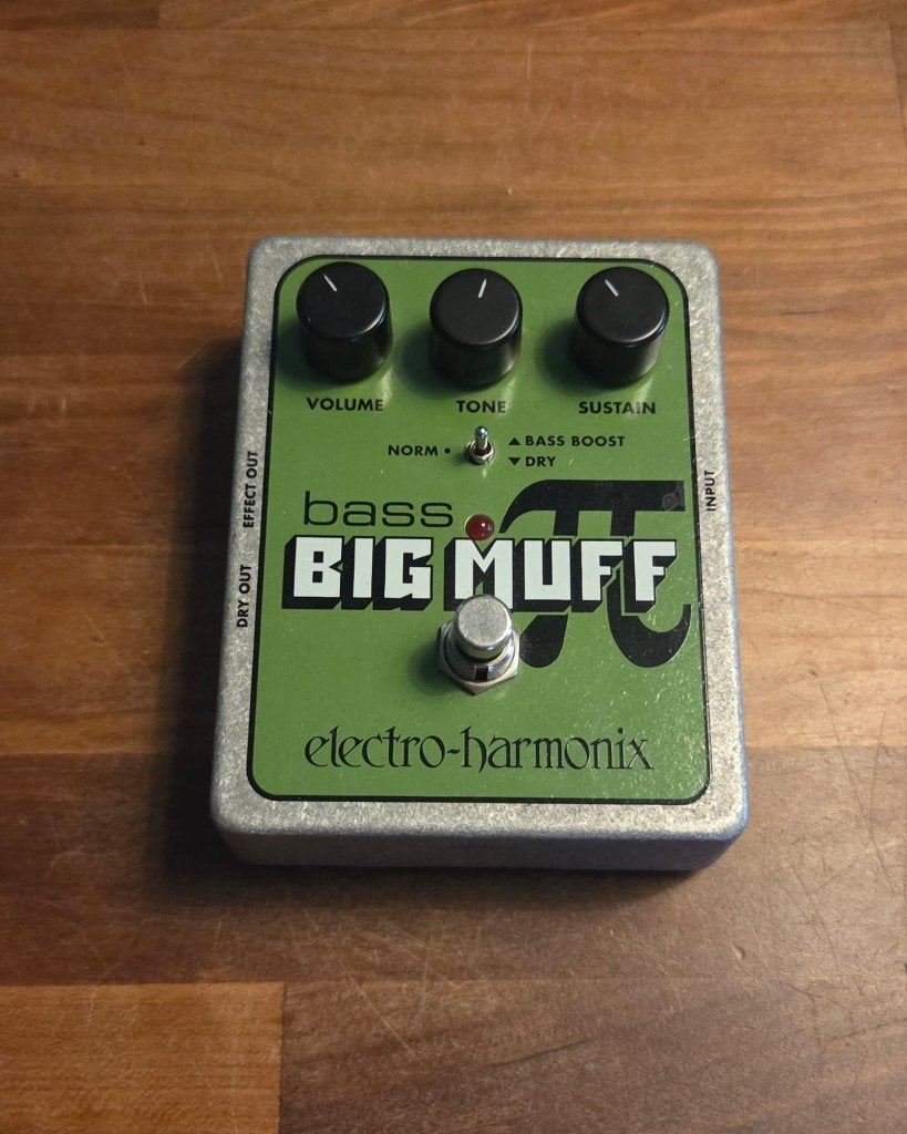 Electro-Harmonix Bass Big Muff Pi bass fuzz/distortion pedal, Muziek en Instrumenten, Ophalen of Verzenden, Zo goed als nieuw