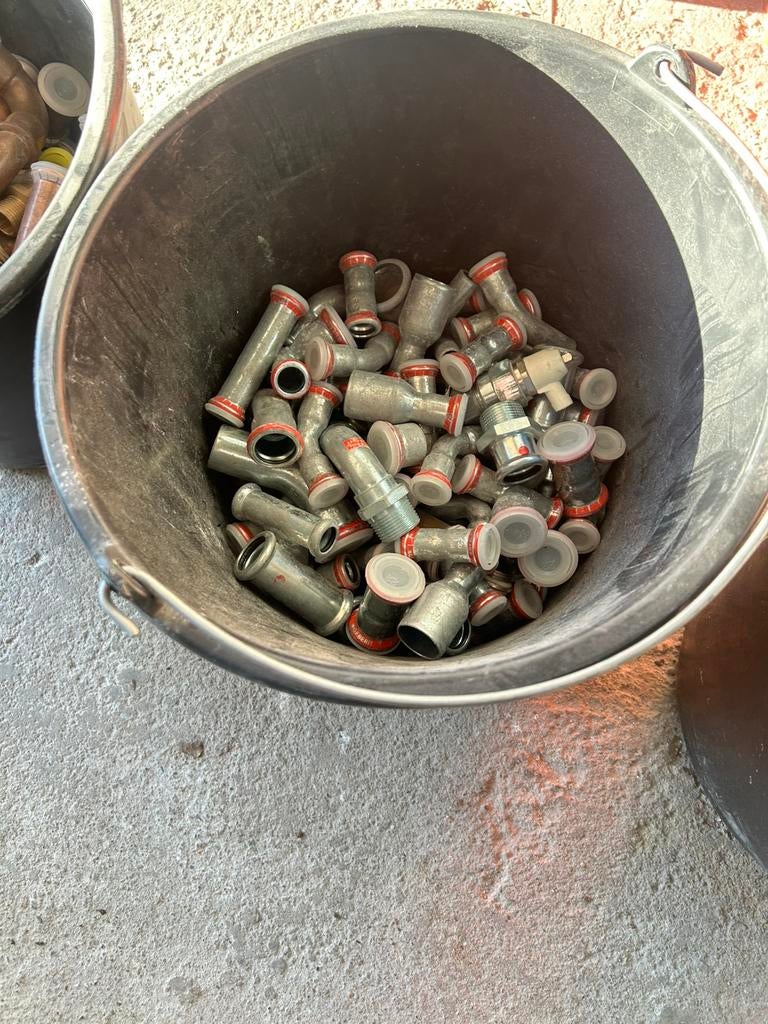 Mapress fittingen gemengd, Ophalen of Verzenden