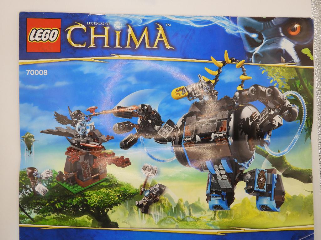 Lego 70008 Gorzan's Gorilla Striker, Ophalen of Verzenden, Gebruikt, Complete set, Lego