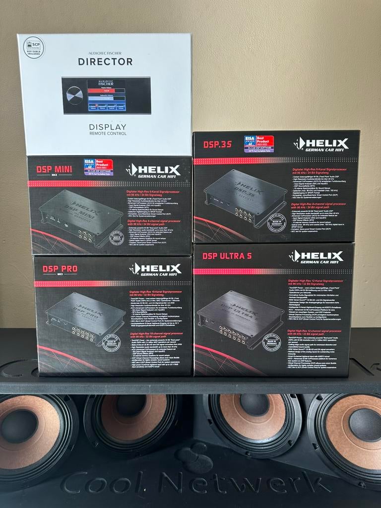 Audiotec Fischer - Helix DSP en accessoires nieuw, Auto diversen, Autospeakers, Nieuw, Verzenden