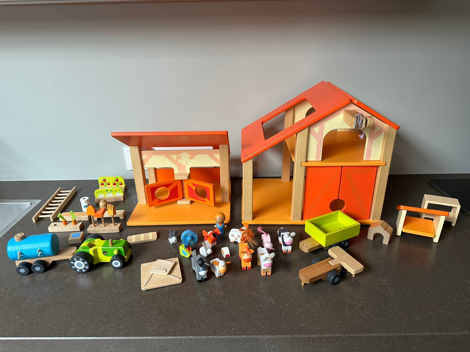 Houten boerderij, Ophalen, Gebruikt