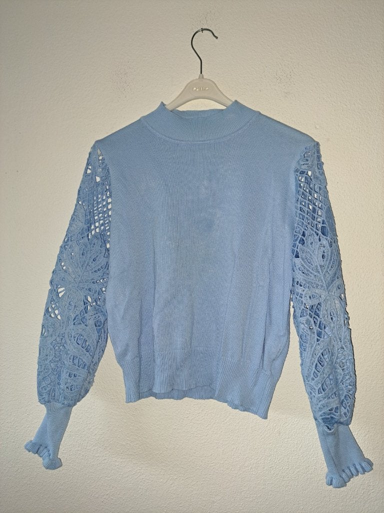blauwe moocci trui maat s, Blauw, Ophalen of Verzenden, Zo goed als nieuw, Moocci