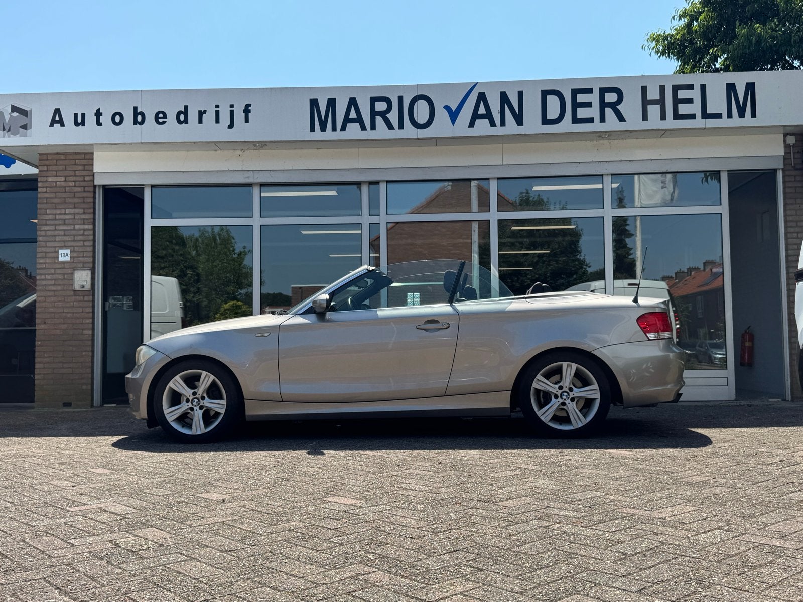 BMW 1-Serie 2.0 118I Cabrio 2009 Grijs, Auto's, 1-Serie, Achterwielaandrijving, 1995 cc, Cabriolet