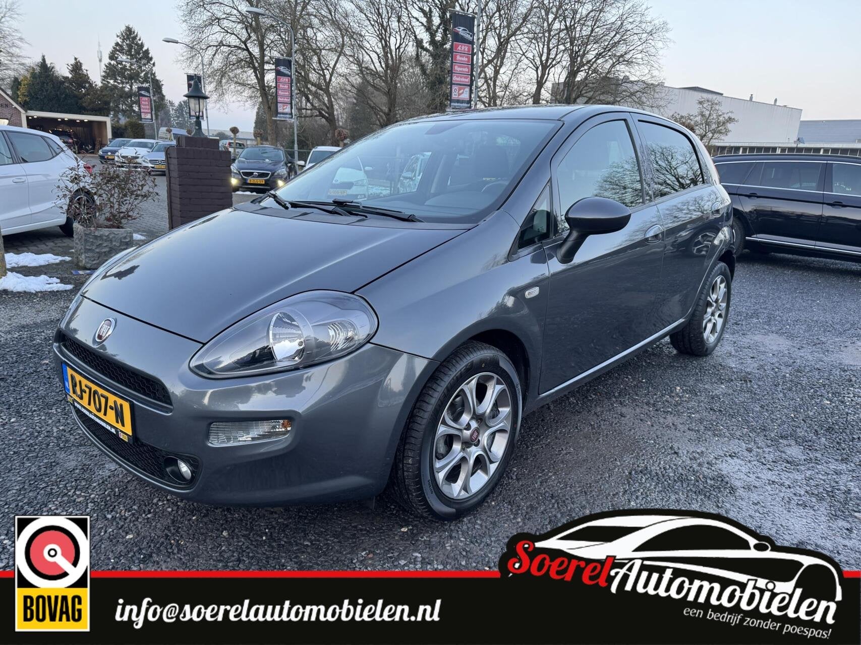 Fiat Punto Evo 0.9 TwinAir Sempre 5 deurs onderh aanwezig, Auto's, Fiat, Voorwielaandrijving, Gebruikt, Euro 6, Met garantie (alle)
