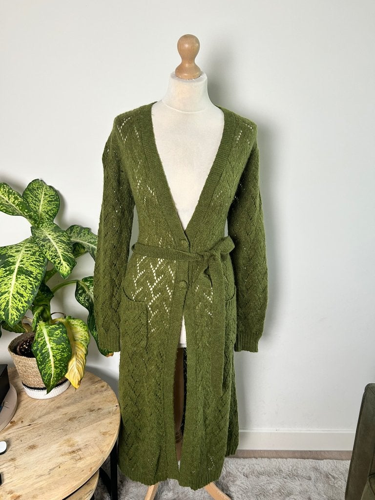King Louie maat XL heerlijk midi wollen vest 3480, Kleding | Dames, Truien en Vesten, Maat 46/48 (XL) of groter, Ophalen of Verzenden