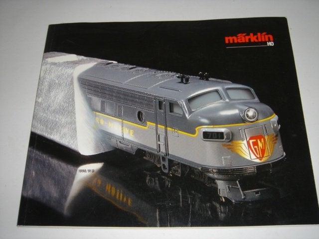 Märklin Catalogus 1990-1991, Wisselstroom, Zo goed als nieuw, Märklin, Boek, Tijdschrift of Catalogus
