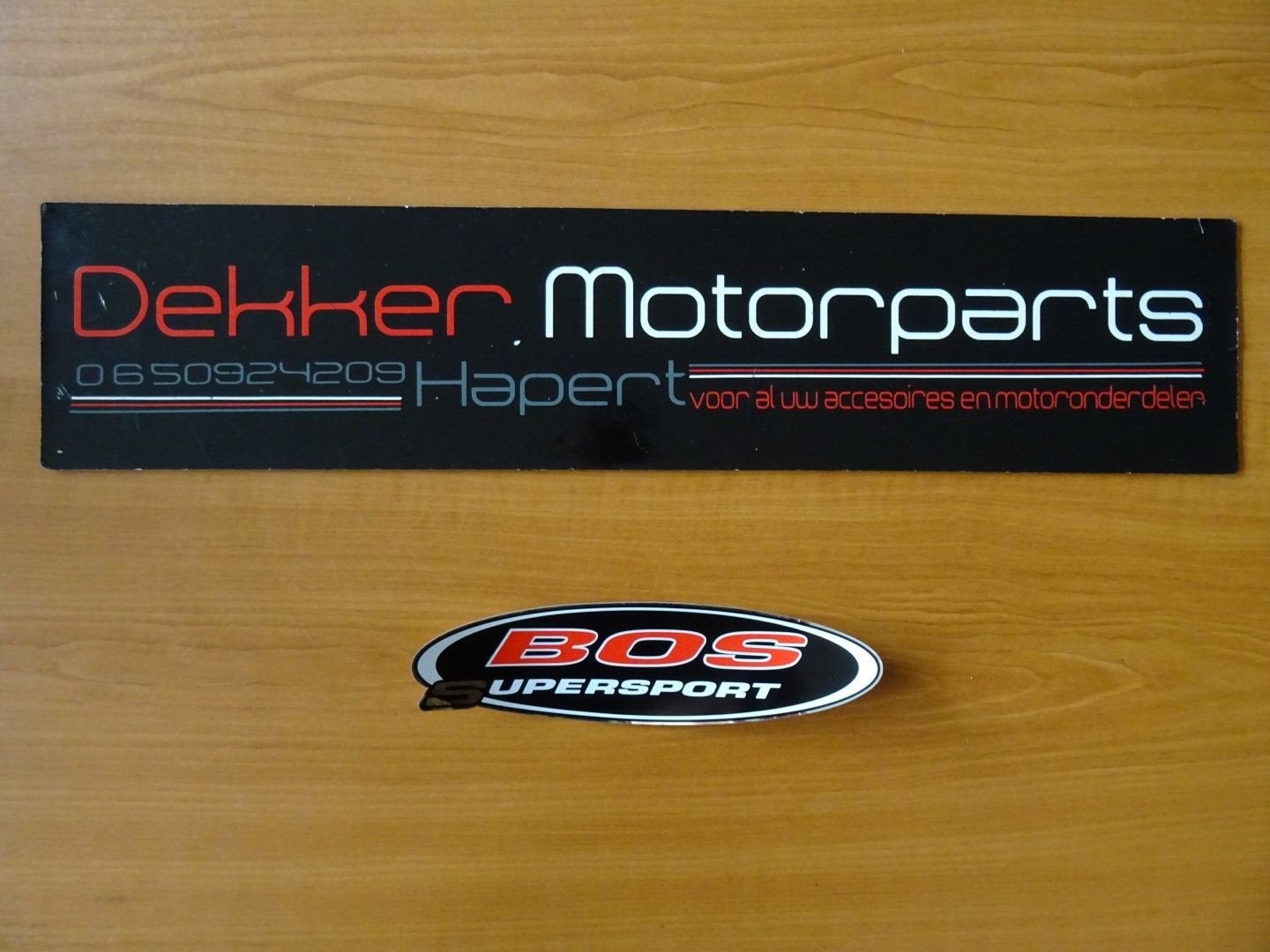 Bos Exhausts Uitlaat / Demper Sticker # Bos Supersport #, Ophalen of Verzenden, -, -, -