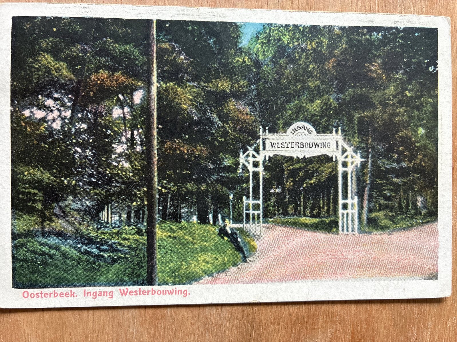 Oosterbeek, Ingang Westerbouwing - Oude Ansichtkaart 1905, Ophalen of Verzenden, 1920 tot 1940, Gelopen, Gelderland