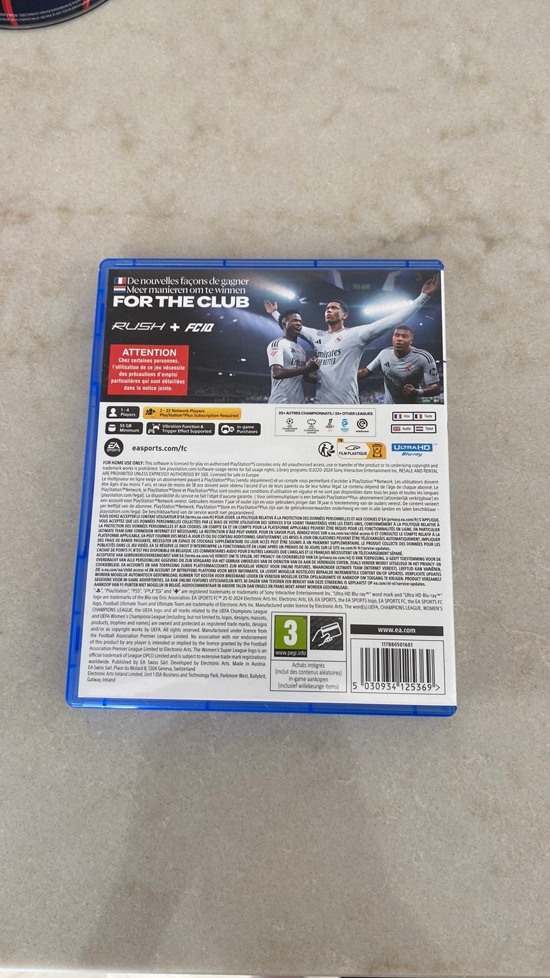 FC25, Ophalen, Gebruikt, 1 speler, Vanaf 3 jaar