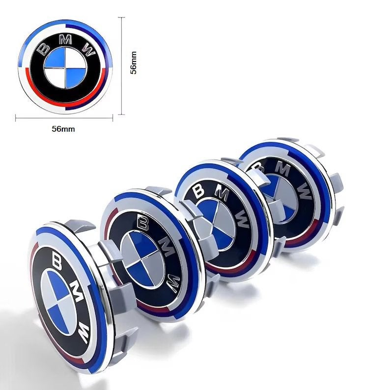 Bmw naafdoppen 50 jaars editie 56 mm en 68 mm, Ophalen of Verzenden, Nieuw