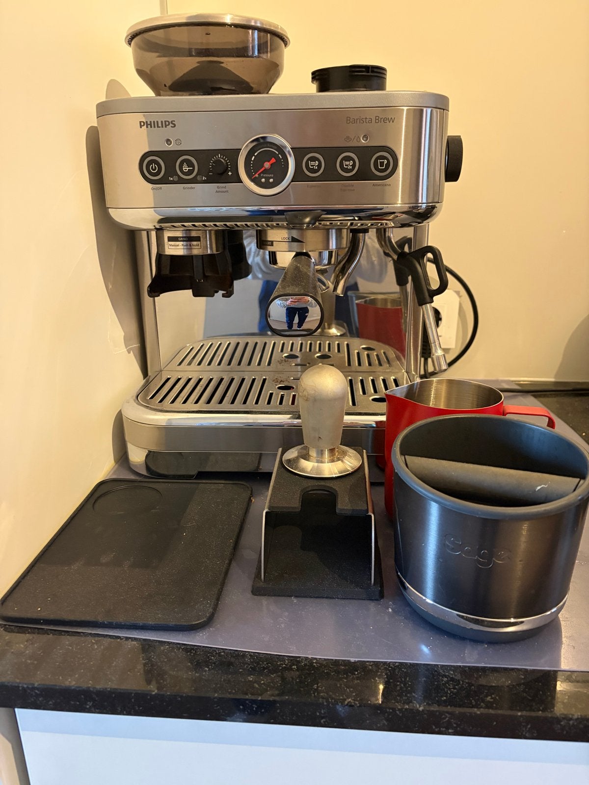 Philips Barista Brew Espressomachine met accessoires
