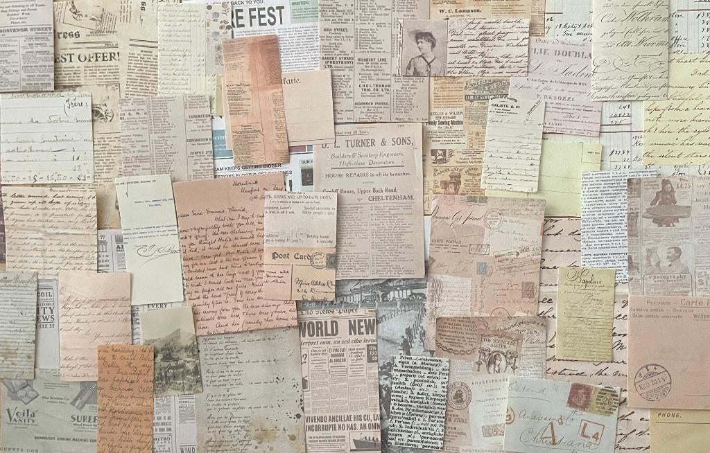 Scrapbooking, bulletjournal, dagboek, junk journal papier, Hobby en Vrije tijd, Scrapbooking, Verzenden, Nieuw, Papier of Karton