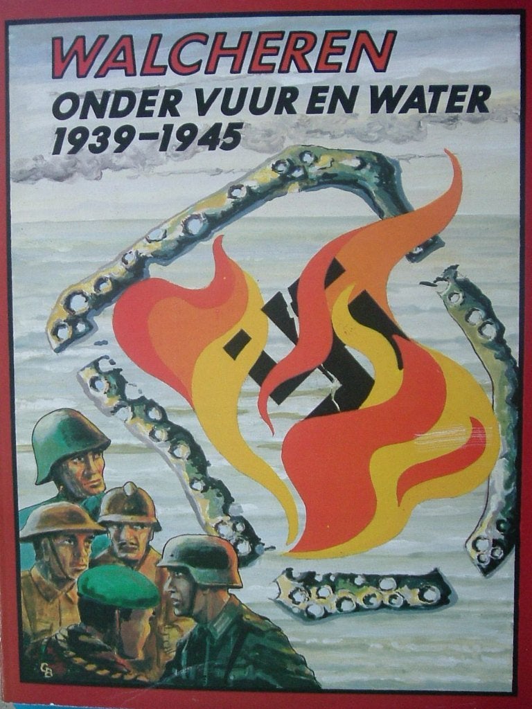 Walcheren onder vuur en water., Ophalen of Verzenden, A. van Dijk, 20e eeuw of later, Gelezen