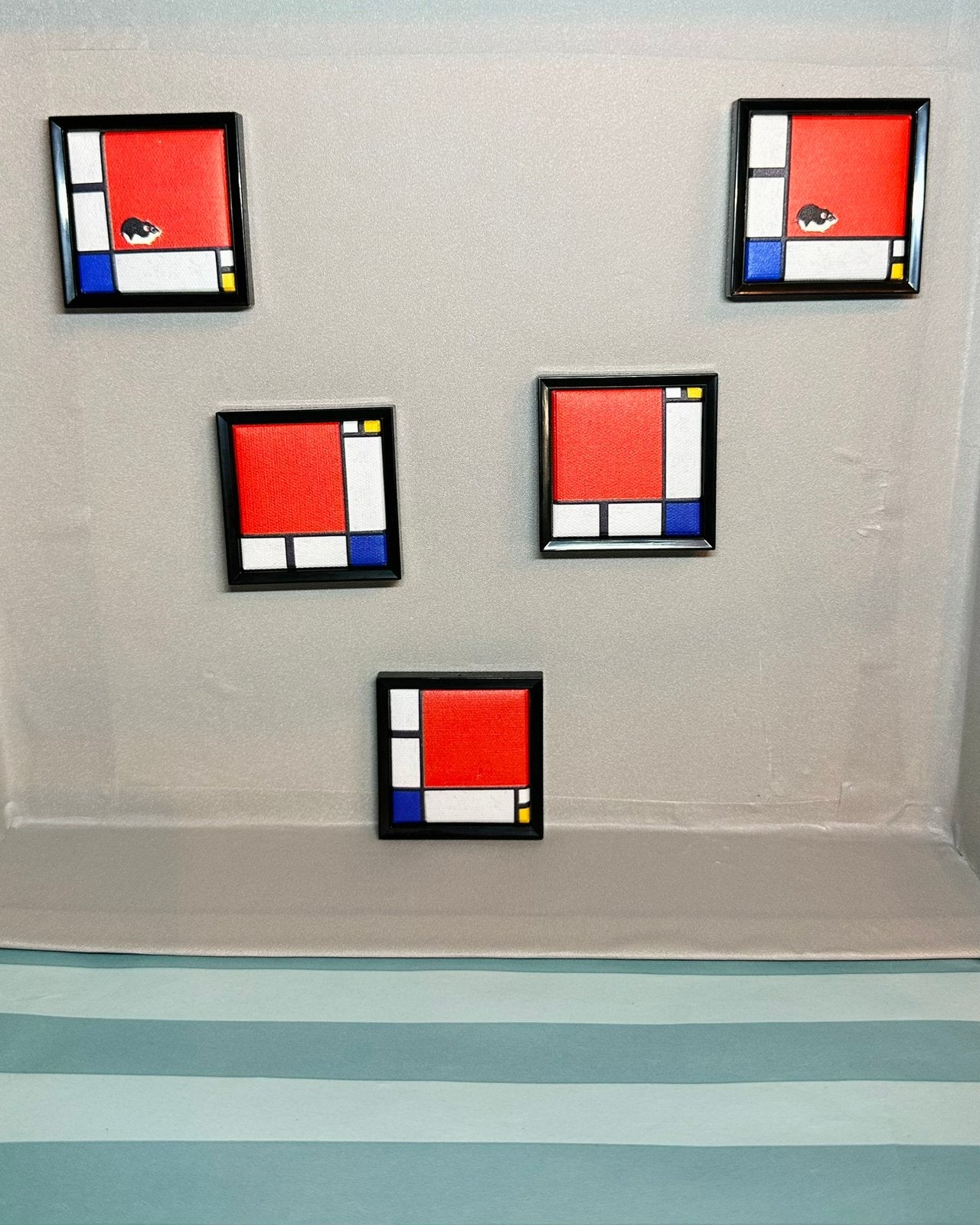 Mini Brands Masterpieces - Piet Mondriaan Kunst SET!, Ophalen of Verzenden, Nieuw, Poppenhuis
