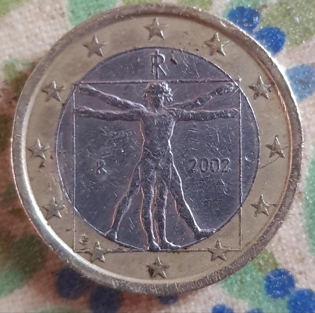 1 euro munt italië, Ophalen, Italië, 2 euro