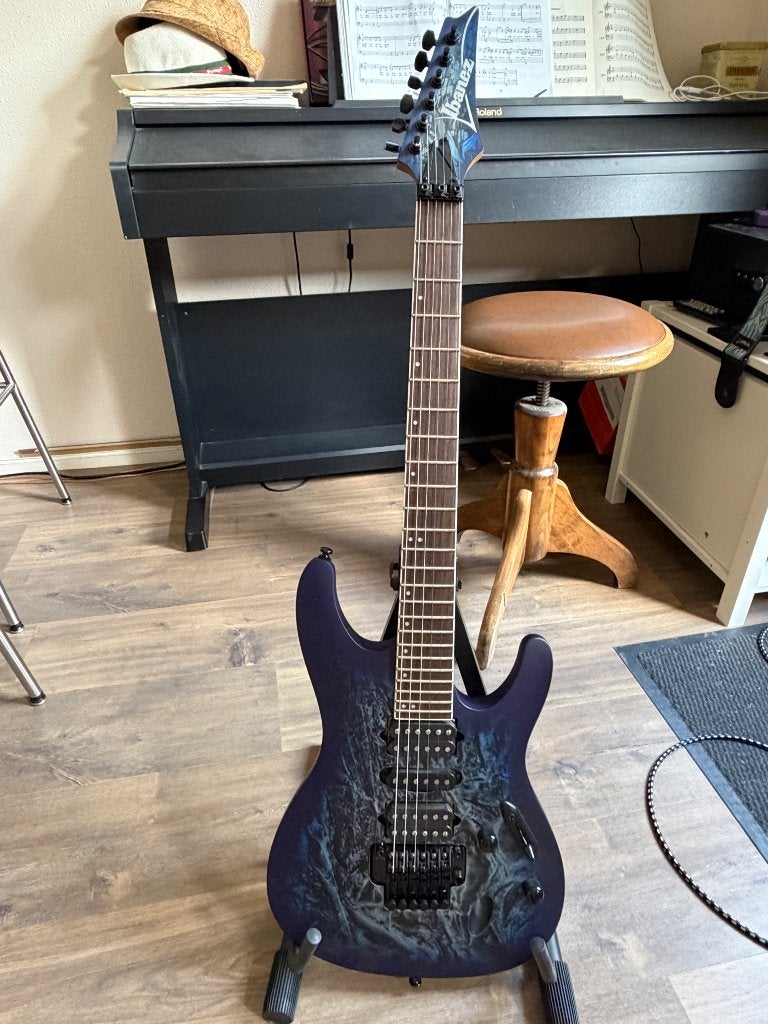 Ibanez S770-CZM en RBM-2 Voyager, Muziek en Instrumenten, Ophalen, Gebruikt, Solid body, Ibanez