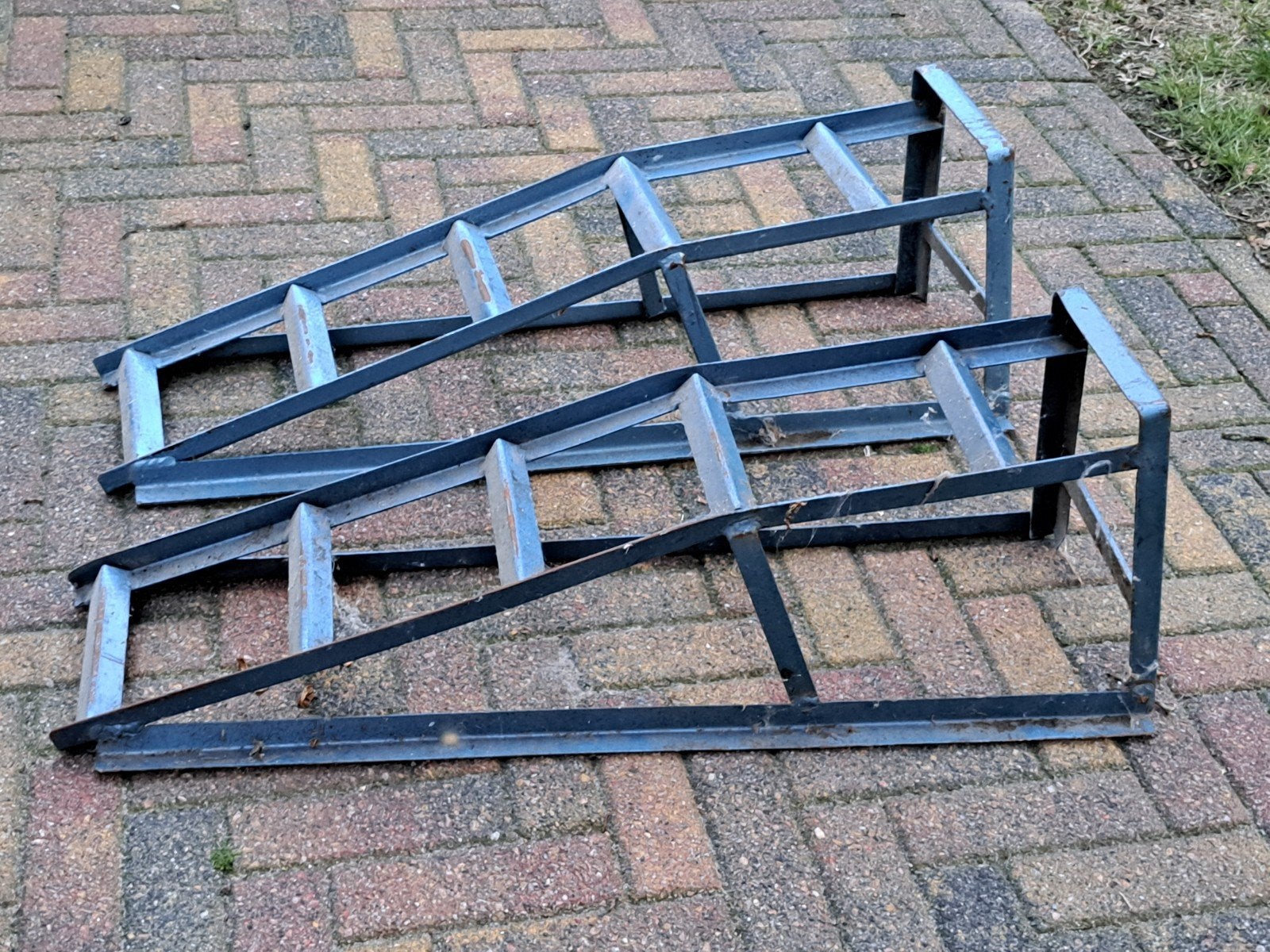Set oprijbokken voor auto of aanhanger, Auto diversen, Ophalen, Gebruikt
