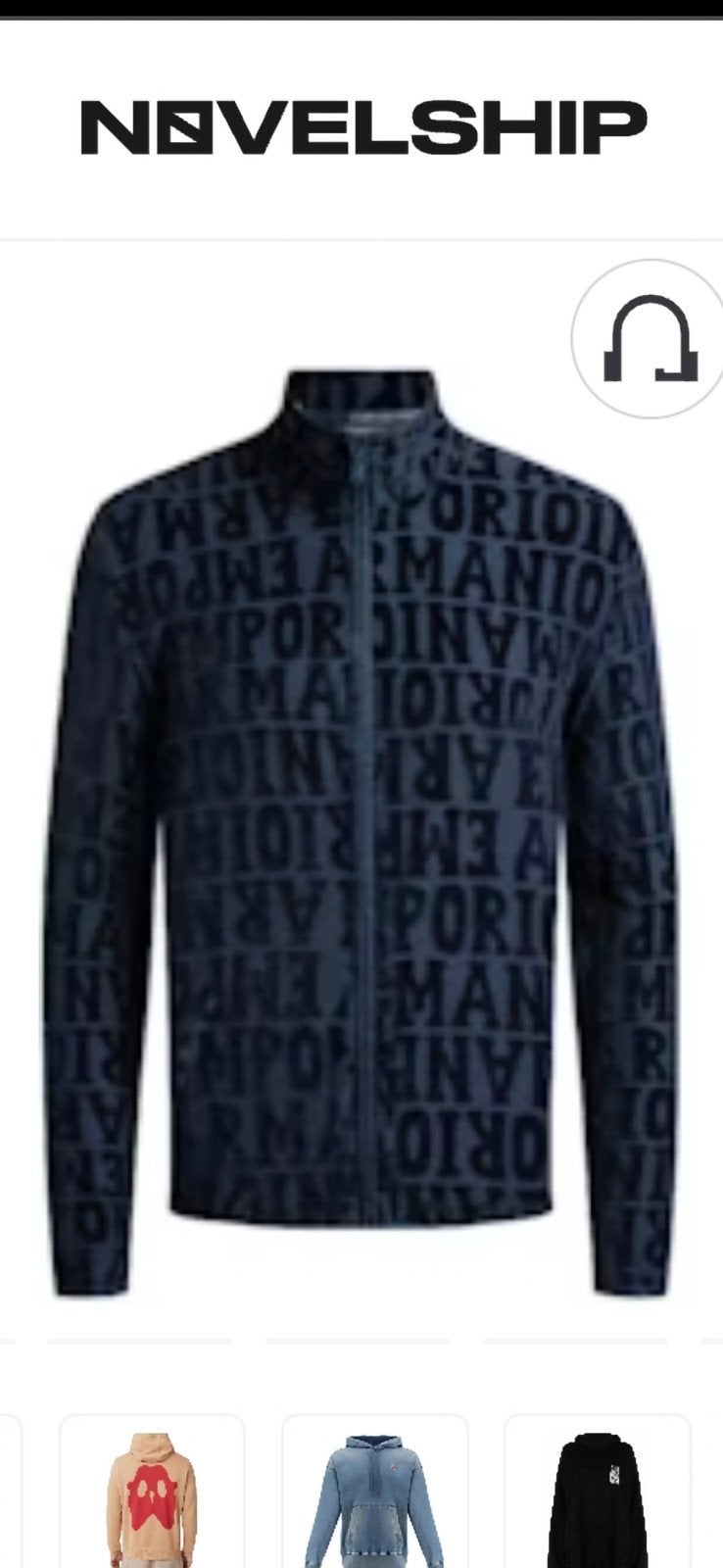 Emporio Armani Jacket, Kleding | Heren, Emporio Armani, Ophalen of Verzenden, Zo goed als nieuw, Maat 48/50 (M)
