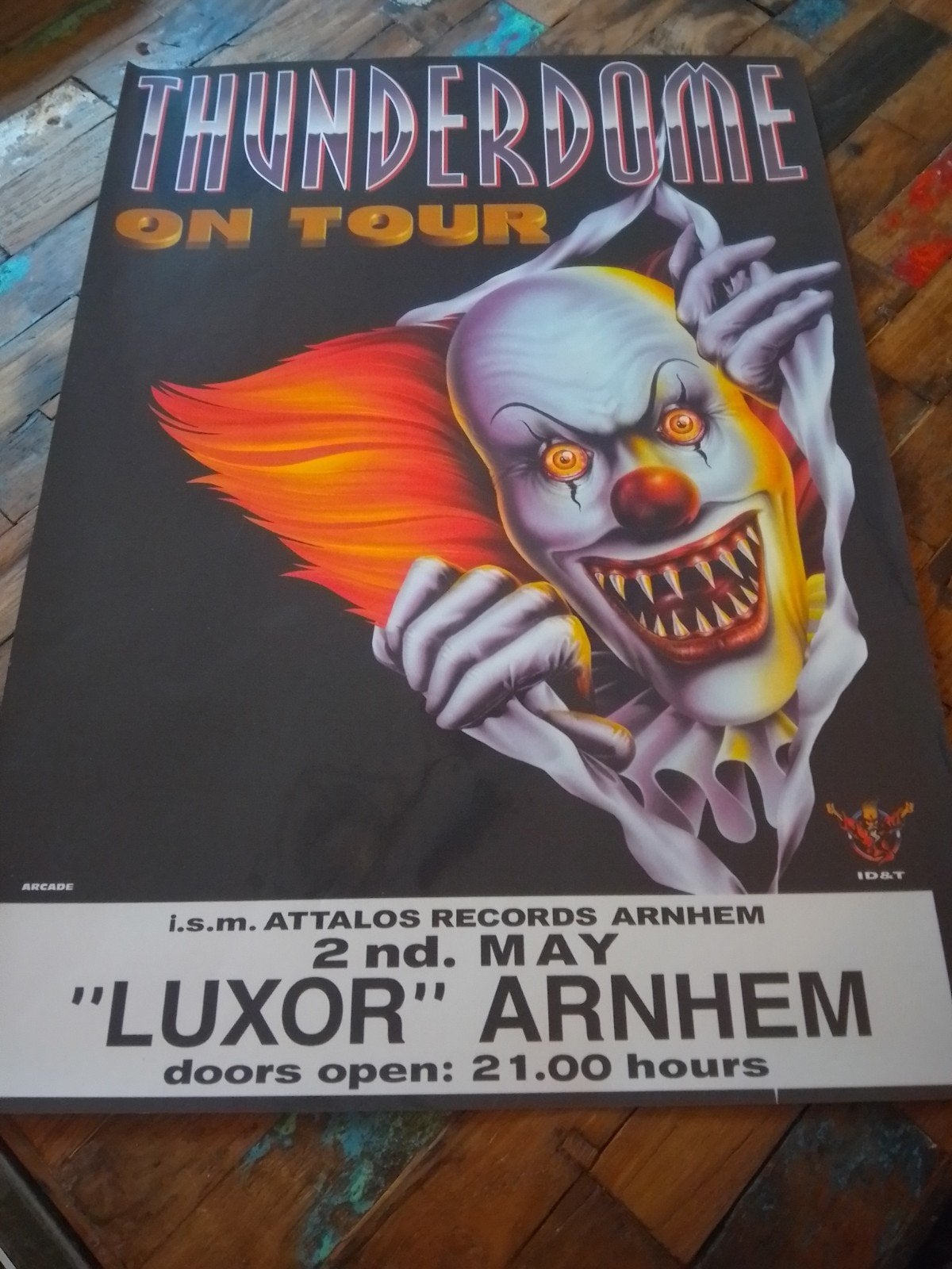 thunderdome 8 on tour posters hardcore gabber ID&T, Ophalen of Verzenden, Nieuw, Reclame