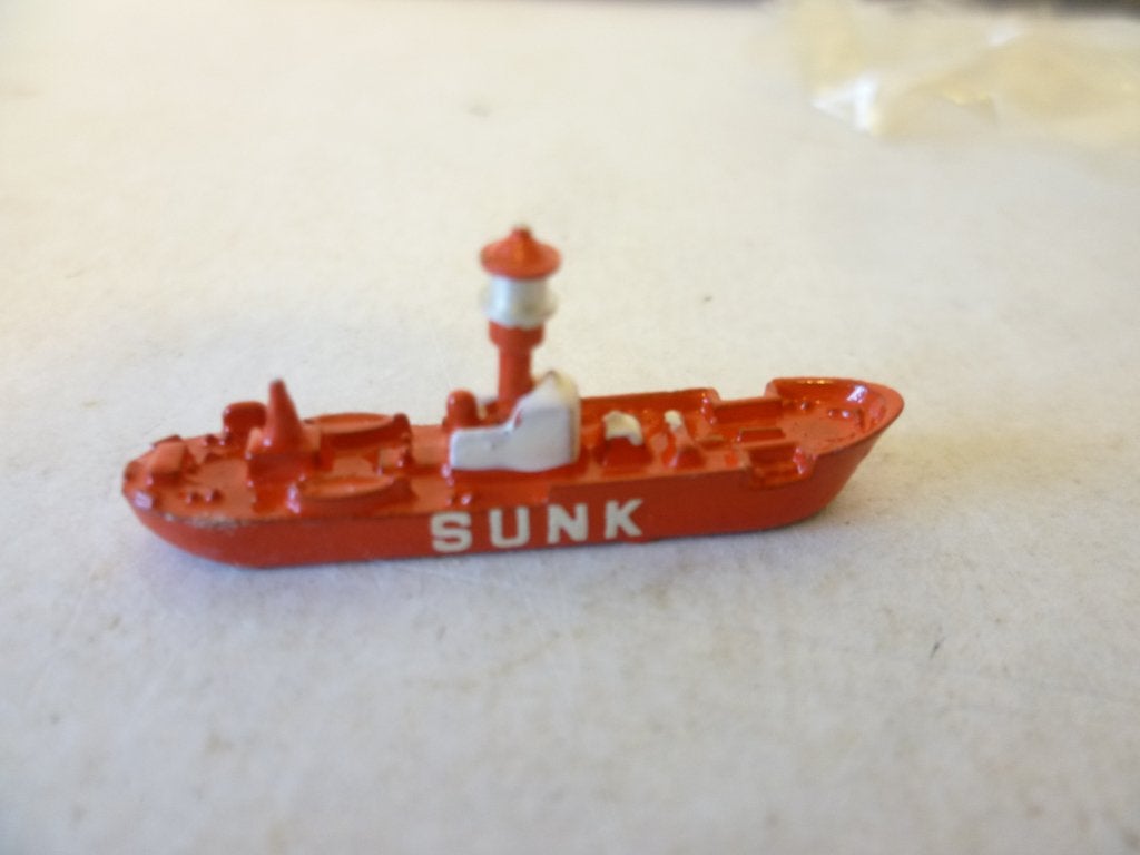 Minic Ships Lichtschip Sunk Tri-Ang 1:1200 Waterline schaalm, Ophalen of Verzenden, Nieuw, Schaalmodel