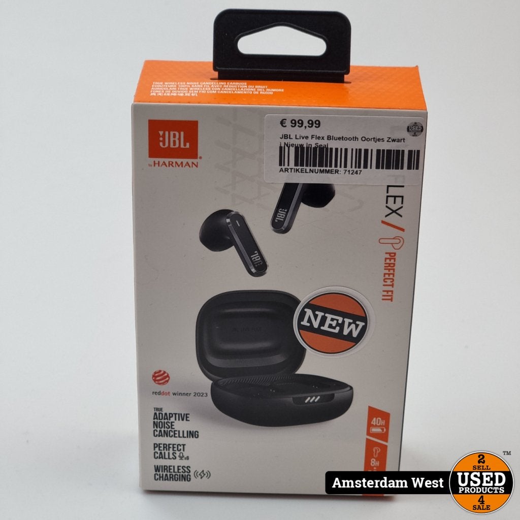 JBL Live Flex Bluetooth Oortjes Zwart | Nieuw In Seal, Audio, Tv en Foto, Koptelefoons, JBL, Gebruikt, Support@jbl.com, 400 Atlantic Street
Stamford, CT 06901
USA