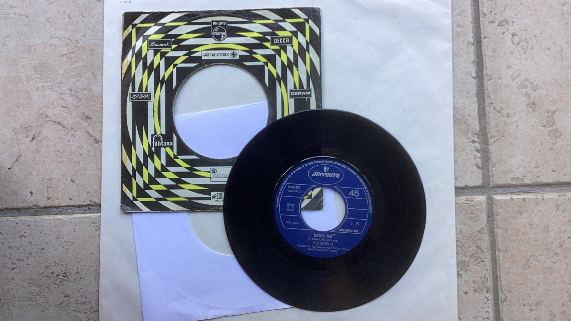 Single Rod Stewart - Maggy May // Reason to believe, Ophalen of Verzenden, Gebruikt, 7 inch, Pop