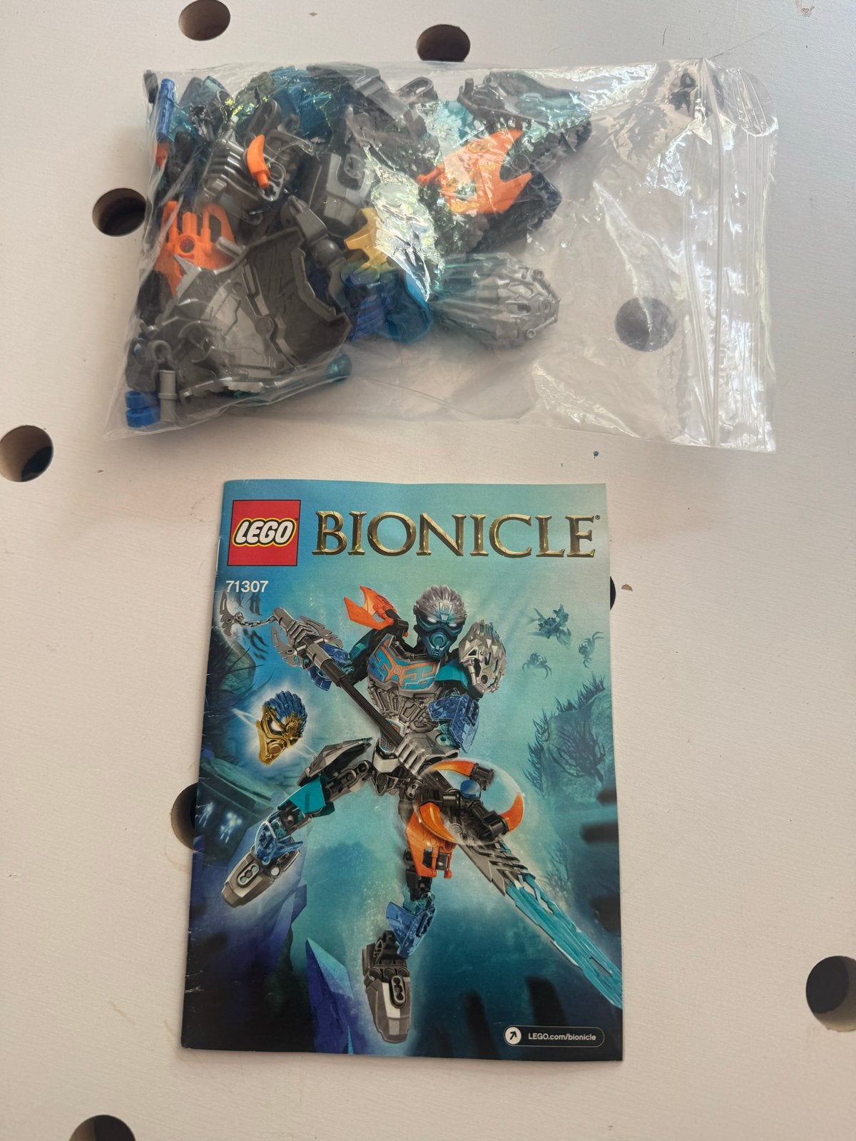 Lego Bionicle 71307 Gali Uniter of Water met instructies, Gebruikt, Bionicle, Lego, Ophalen of Verzenden