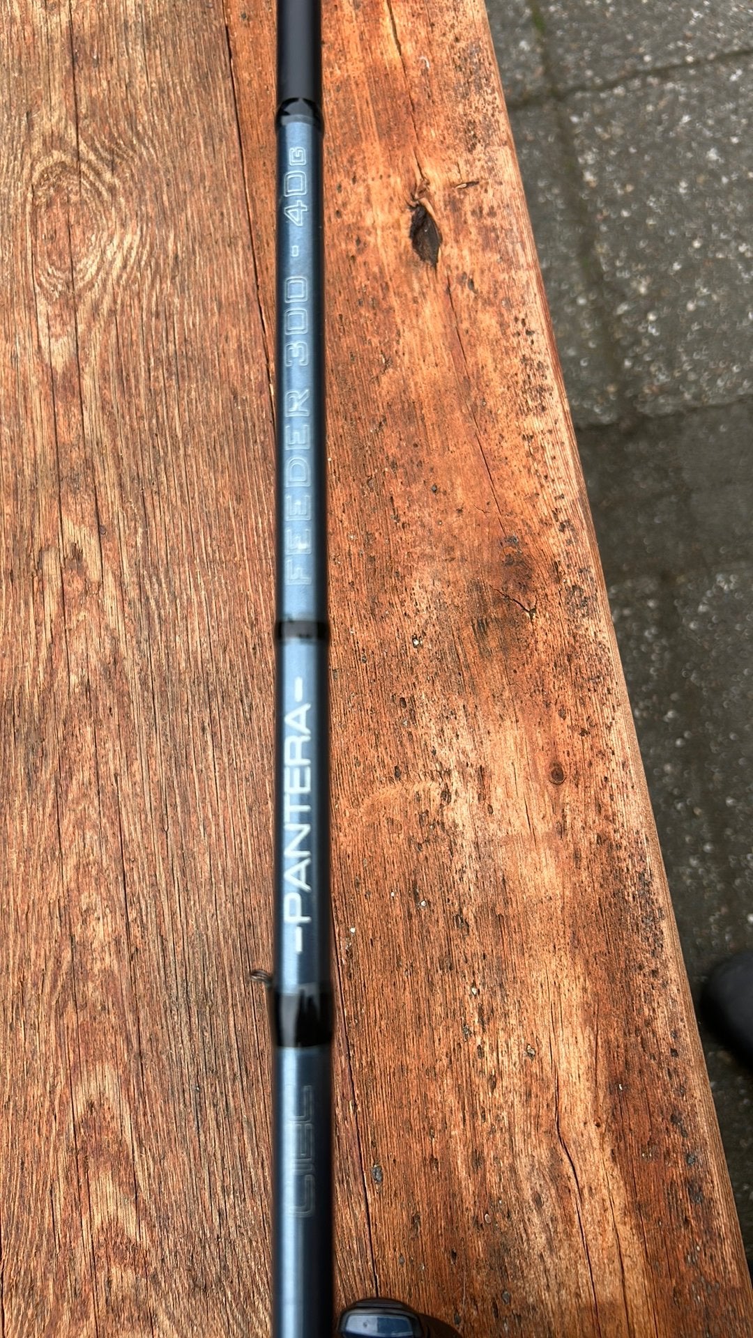 Pantera Feeder 300-40G met Molen, Watersport en Boten, Hengelsport | Witvissen, Ophalen, Gebruikt, Complete set