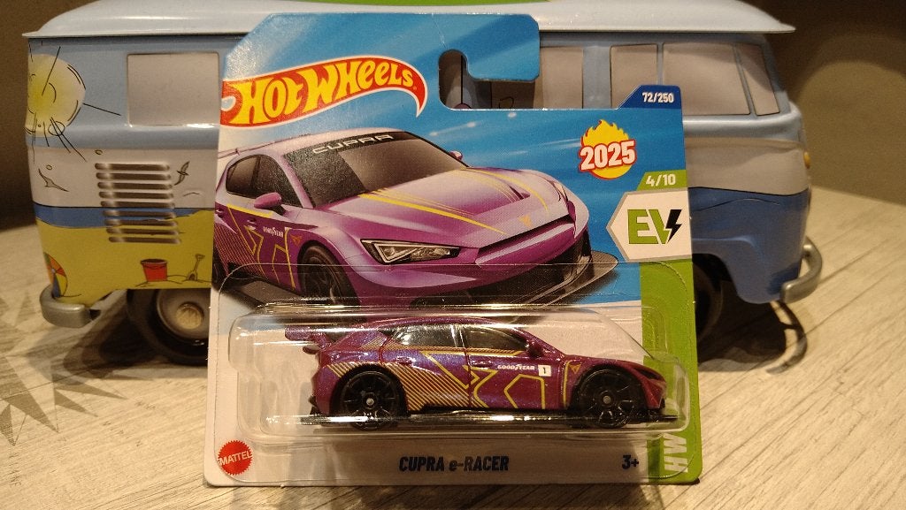 Hot Wheels Cupra e-Racer 2025 Purple 1/64 Seat Leon nieuw, Ophalen of Verzenden, Nieuw, Auto