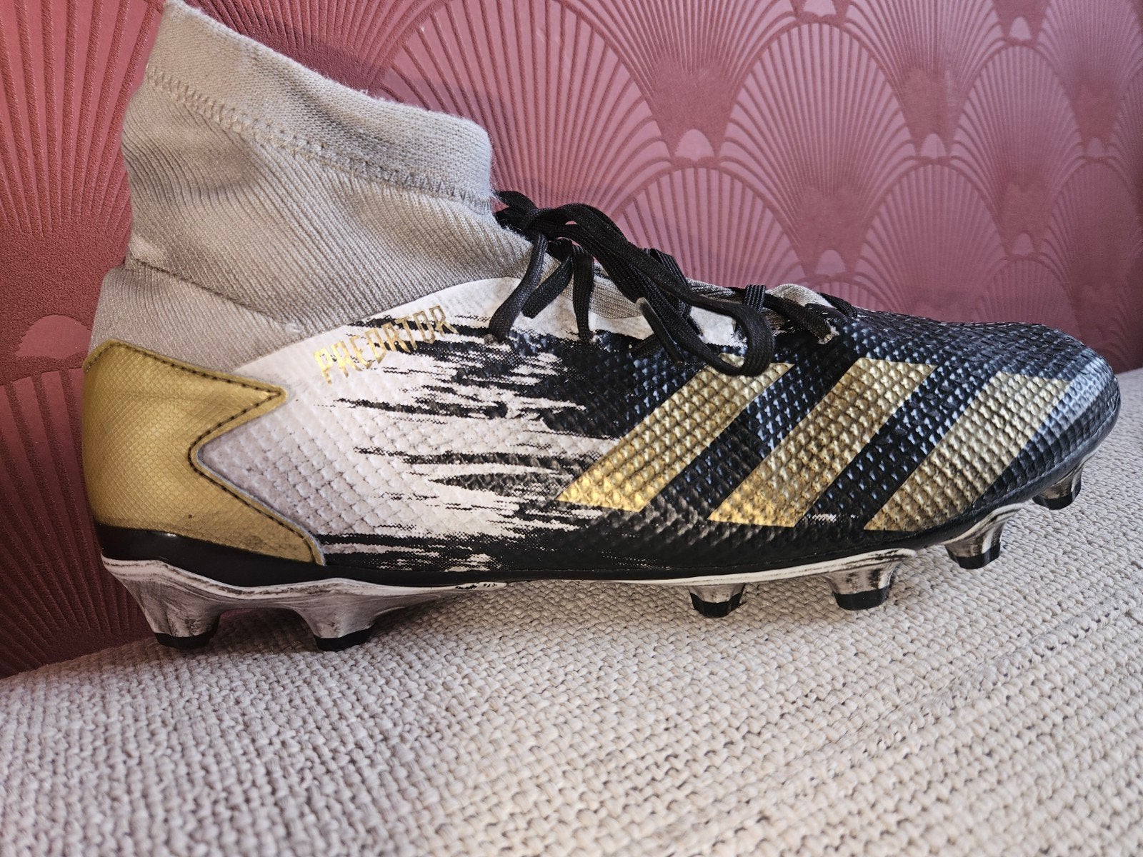 Adidas Predator voetbalschoenen - Maat 43 1/3, Maat XS of kleiner, Ophalen, Gebruikt, Schoenen