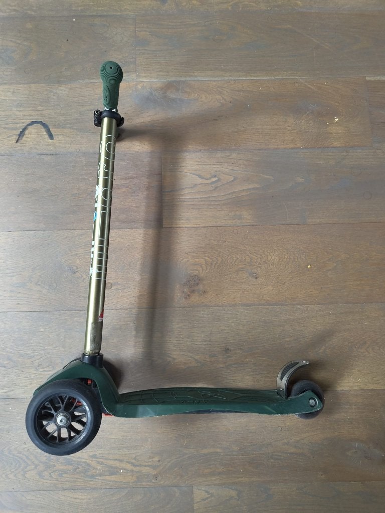 Maxi Micro step groen, driewiel kinderstep met rem, Fietsen en Brommers, Ophalen, Gebruikt, Gewone step, Micro Maxi