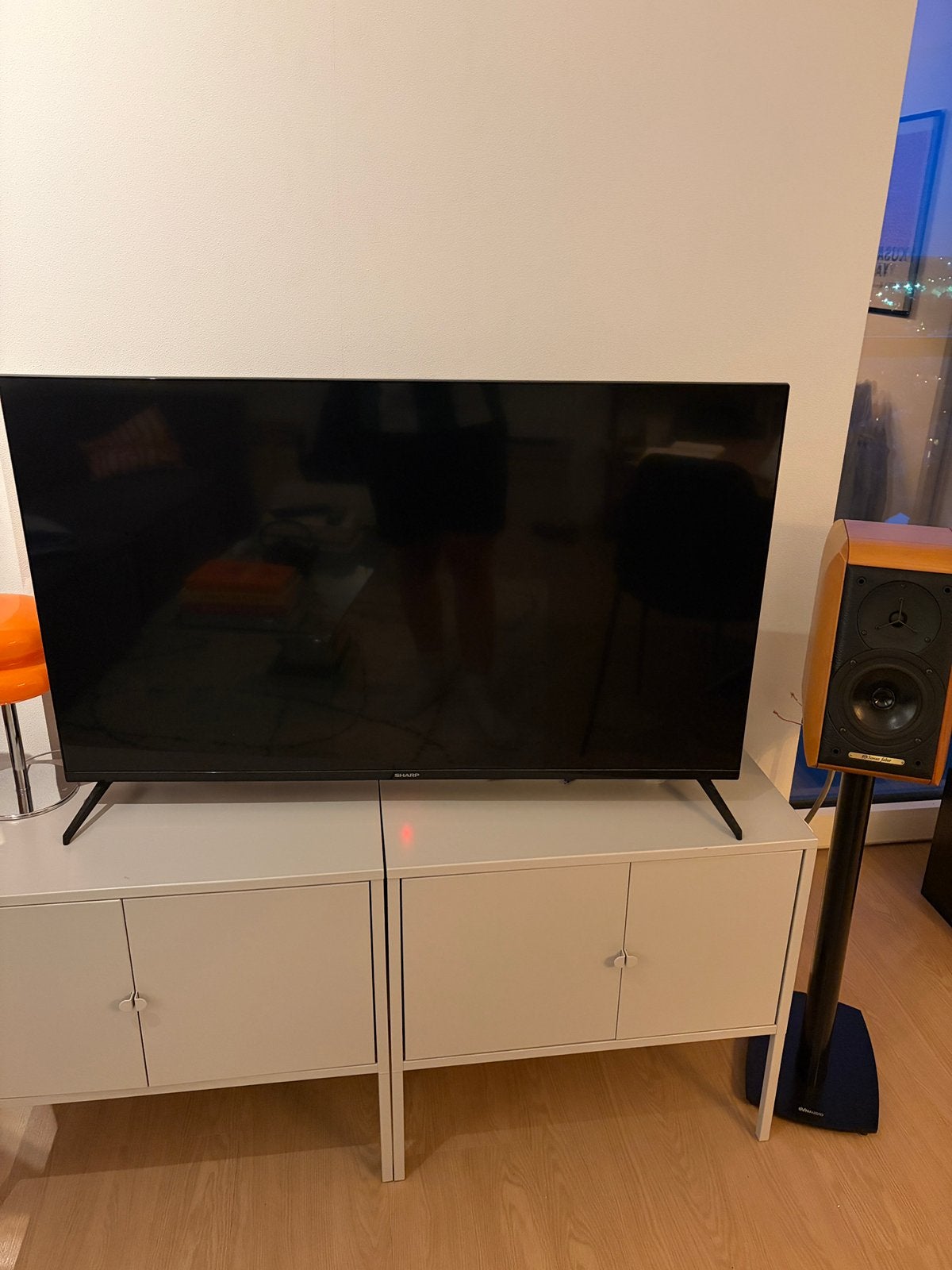 Televisie sharp 43 GL4260E, Ophalen, 50 Hz, Zo goed als nieuw, 100 cm of meer