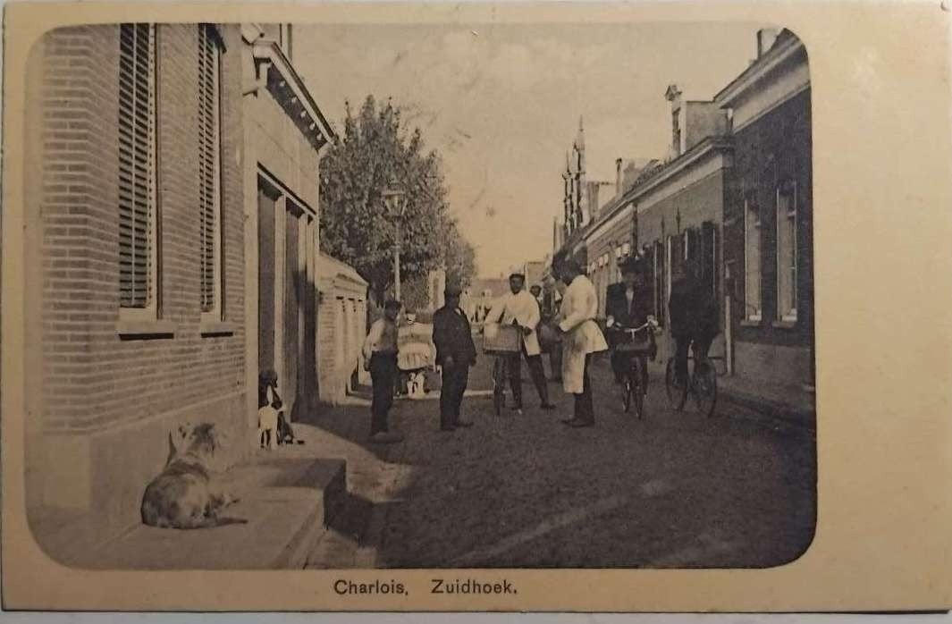 Rotterdam Charlois 1906 - Zuidhoek, Uitg. Strausheijm, Ophalen of Verzenden, Voor 1920, Gelopen, Zuid-Holland