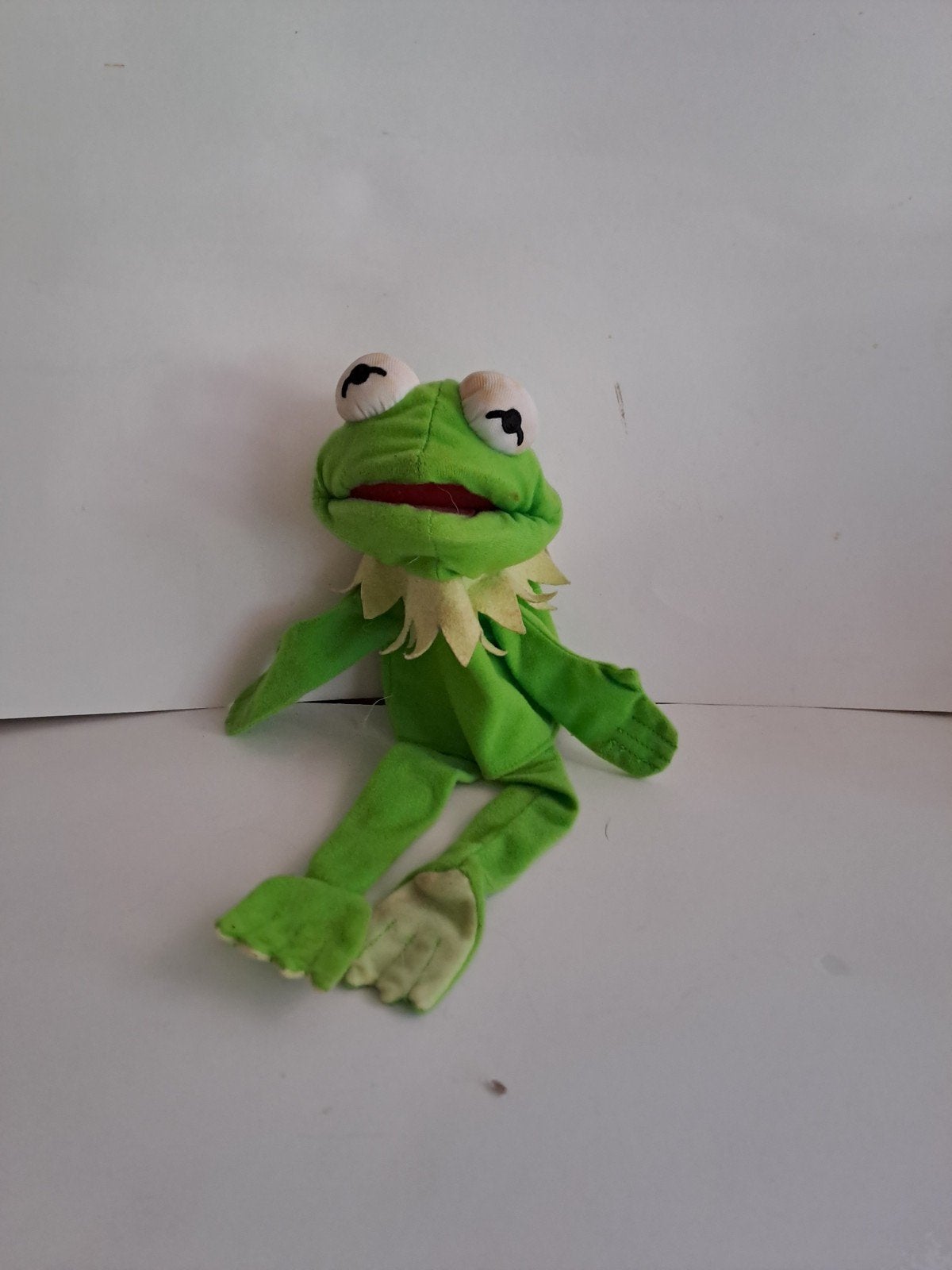 Kermit de Kikker poppenkastpop - Supermarkt actie, Kinderen en Baby's, Ophalen, Kikker, Groen, Overige karakters