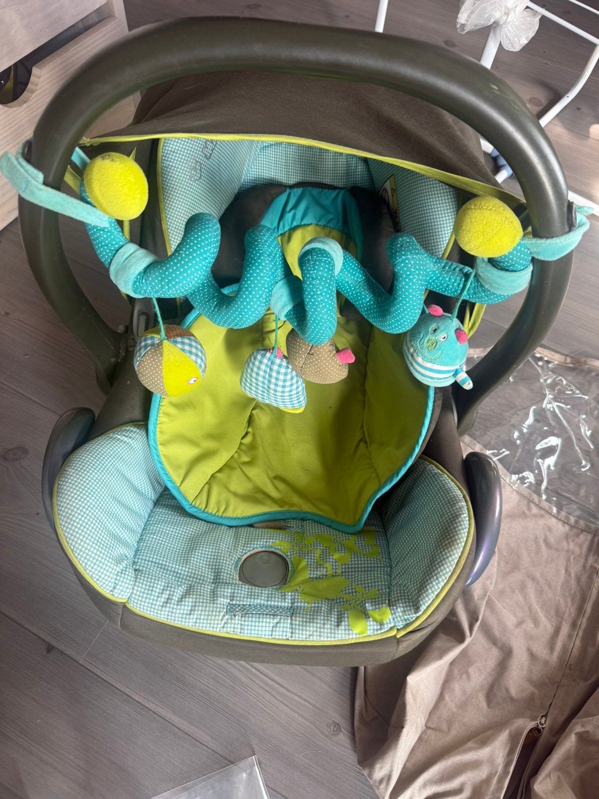Maxi-Cosi autostoeltje en Stokke reiswieg met accessoires, Ophalen, Gebruikt, Kinderwagen, Maxi-Cosi
