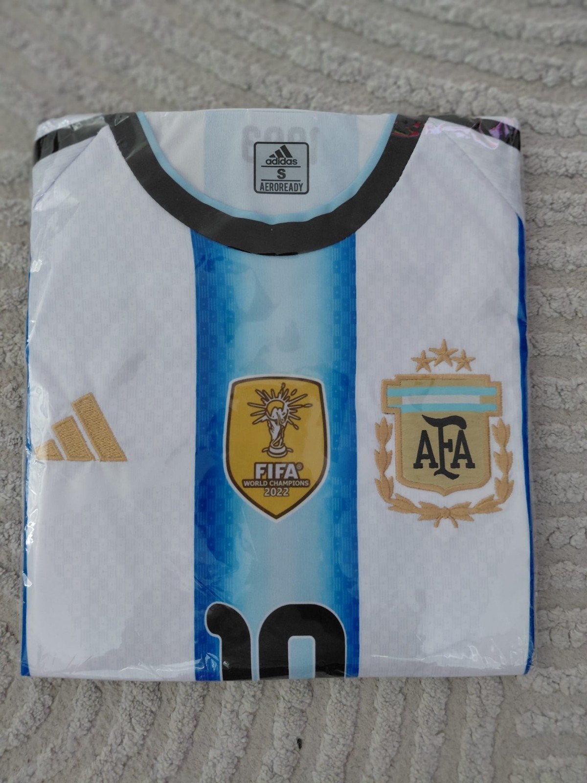 Argentinië voetbalshirt Messi - Goede kwaliteit, Maat S, Ophalen of Verzenden, Nieuw, Shirt