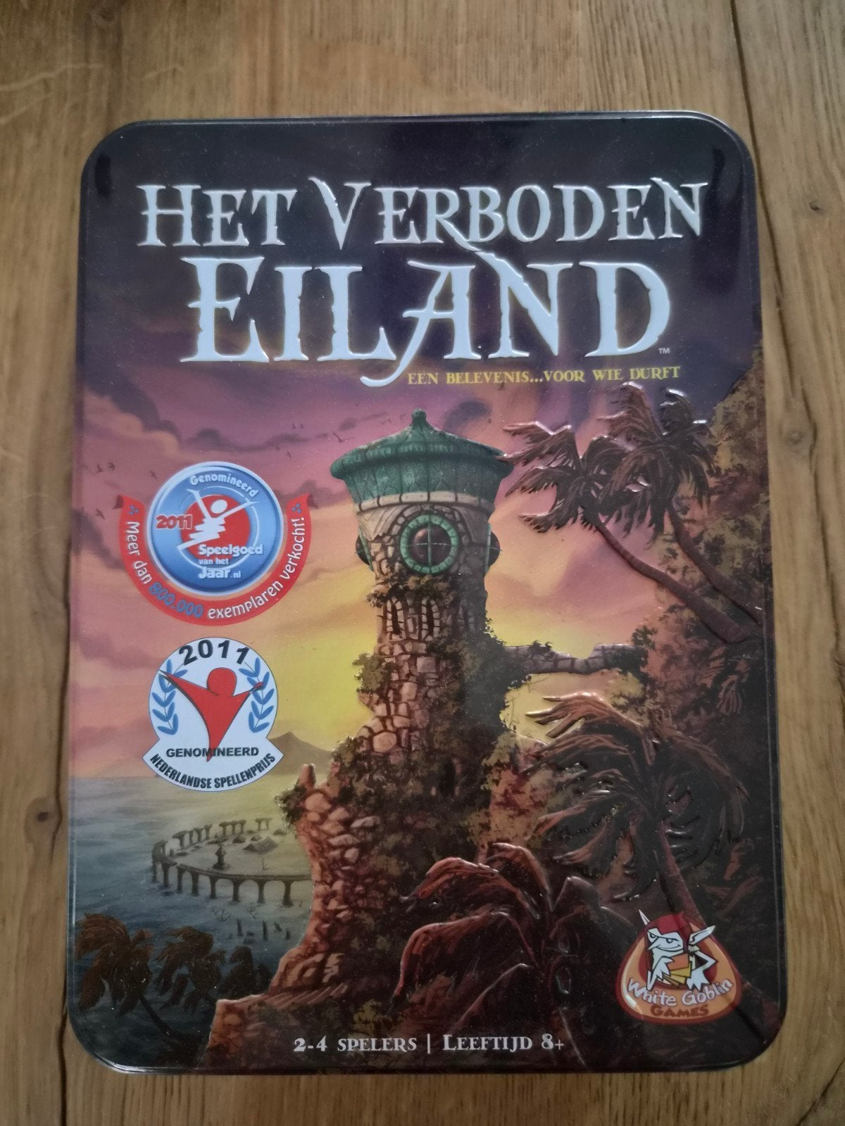 Het verboden eiland van White Goblin games, Boeken, Ophalen of Verzenden, Zo goed als nieuw
