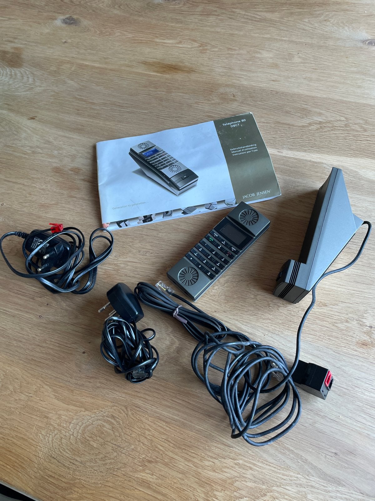 Jacob Jensen Telefoon 80 DECT - Vintage Design Telefoon, Telecommunicatie, Ophalen of Verzenden, Gebruikt, 1 handset