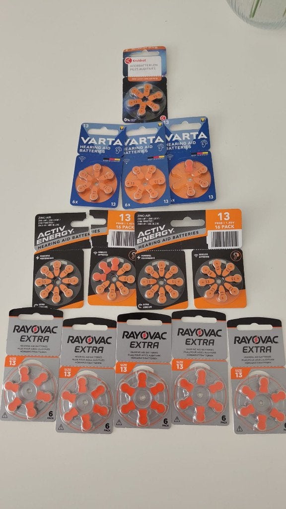 Batterijen gehoorapparaat (oranje), Ophalen, Nieuw