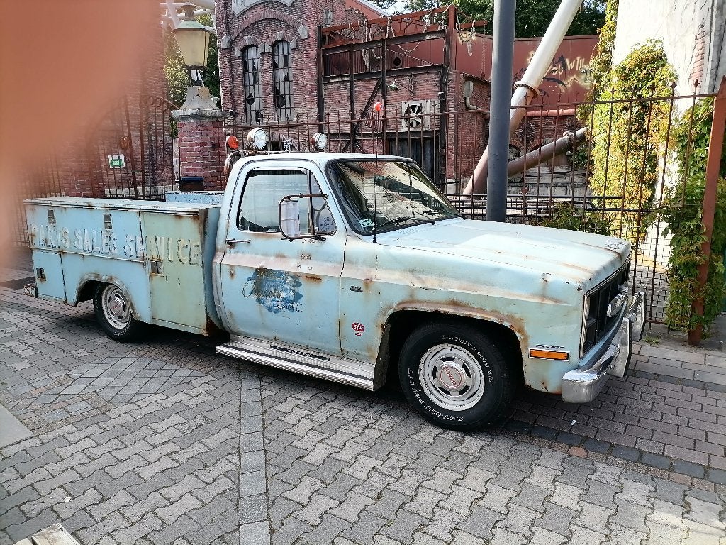 1984 GMC C1500 Utility Rat Rod Pickup Chevy V8, Automaat, Blauw, Bedrijf, Sierra