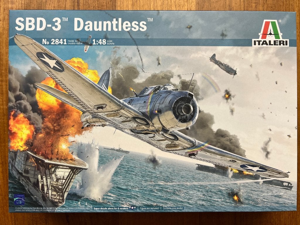 Italeri SBD-3 Dauntless 1:48 bouwpakket – 2841, Italeri, Verzenden, Nieuw, Groter dan 1:72