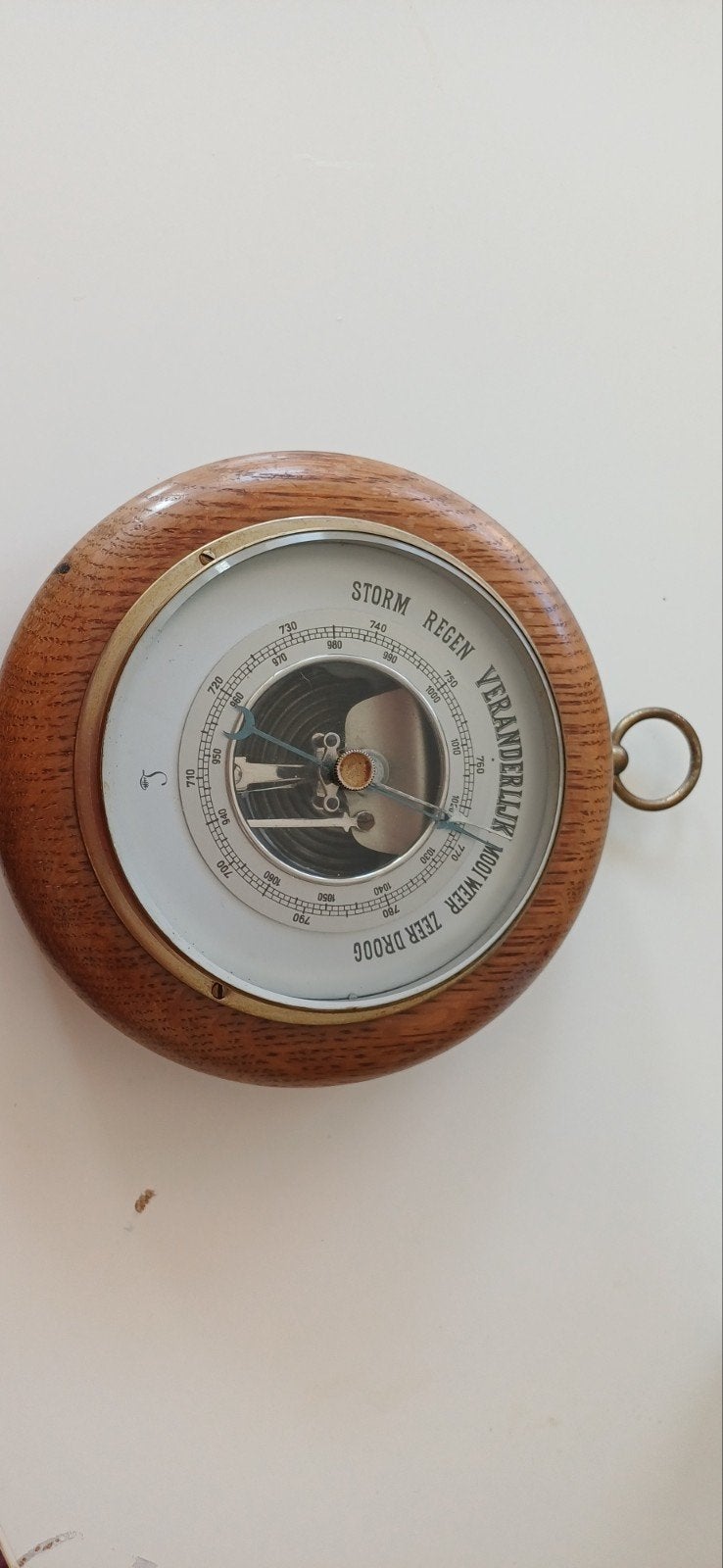 Barometer, Ophalen, Gebruikt