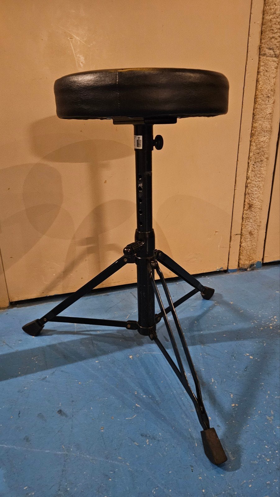 Stabiele en eenvoudig verstelbare drumkruk, Muziek en Instrumenten, Ophalen of Verzenden, Gebruikt, Overige merken