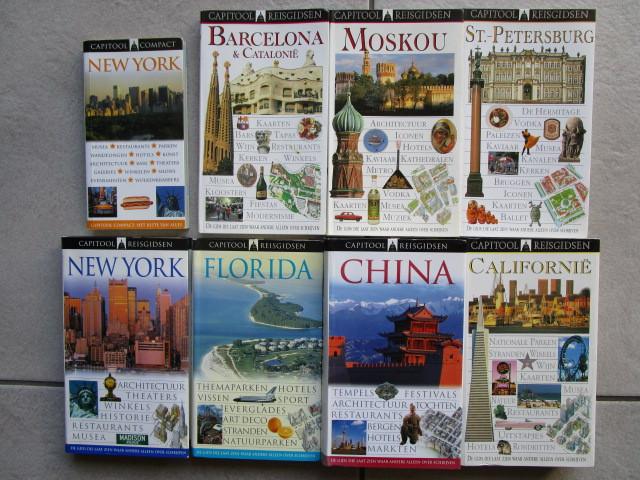 8 (al wat oudere) CAPITOOL REISGIDSEN á 5 EURO., Boeken, Reisgidsen, Capitool, Europa, Ophalen of Verzenden, Zo goed als nieuw