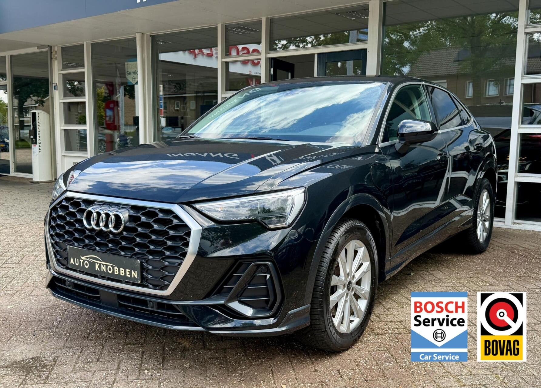 Audi Q3 Sportback 45 TFSI E Edition, Navi, Camera, Climat, L, Auto's, Audi, Gebruikt, Met garantie (alle), Zwart, 245 pk
