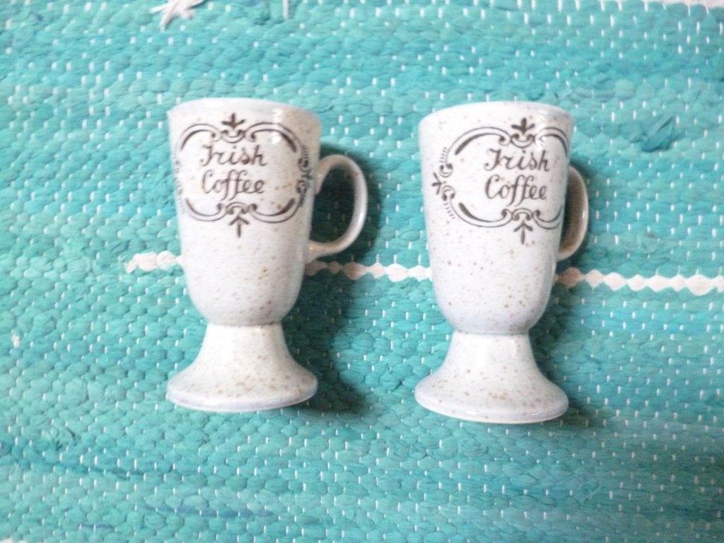 2 Irish Coffee bekers samen €2,50, Overige typen, Nieuw, Ophalen of Verzenden, Overige stijlen