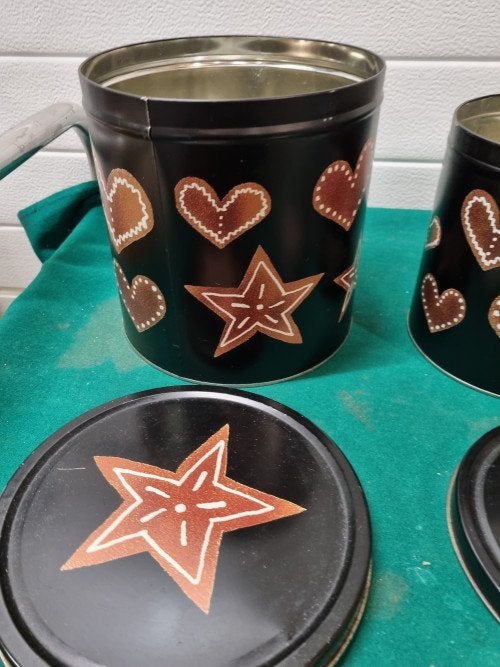 voorraad blikken met harten 3x, Verzamelen, Blikken, Ophalen of Verzenden