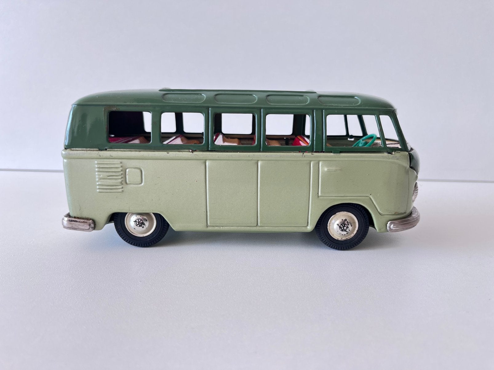 Bandai Volkswagen T1 bus blikken speelgoed, Antiek en Kunst, Ophalen of Verzenden
