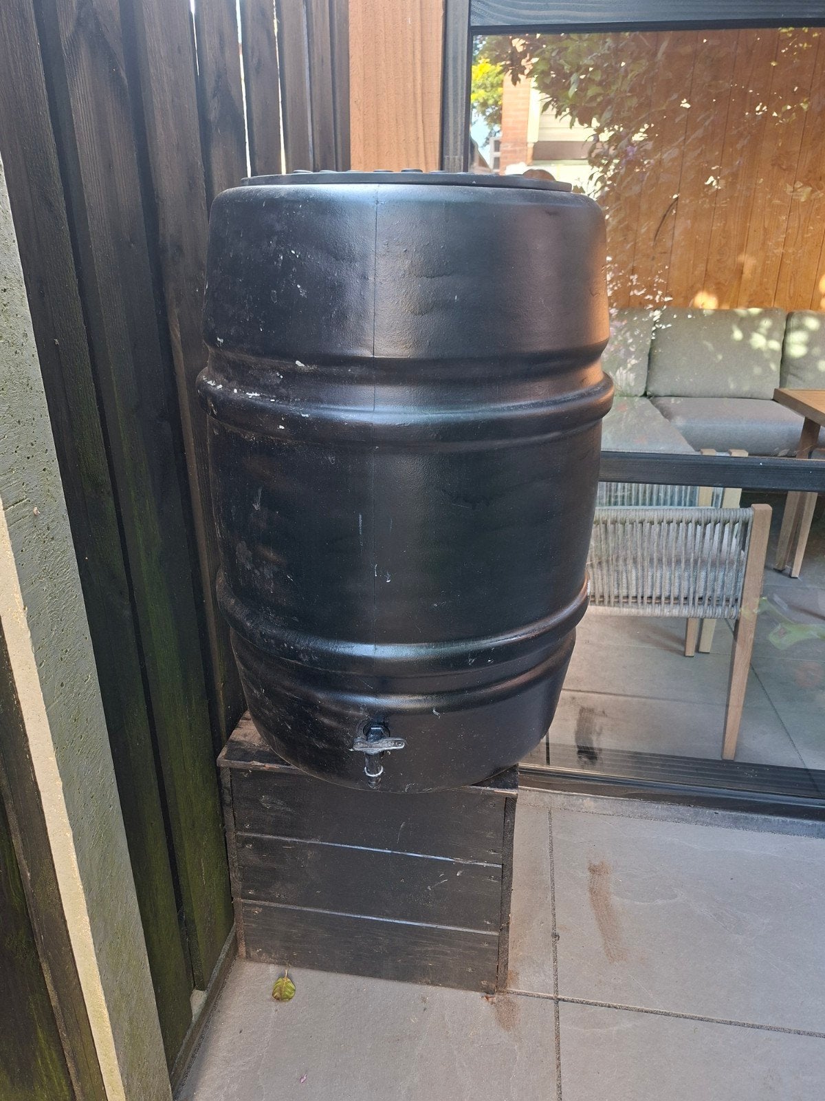Regenton, Tuin en Terras, Regentonnen, Ophalen, Gebruikt