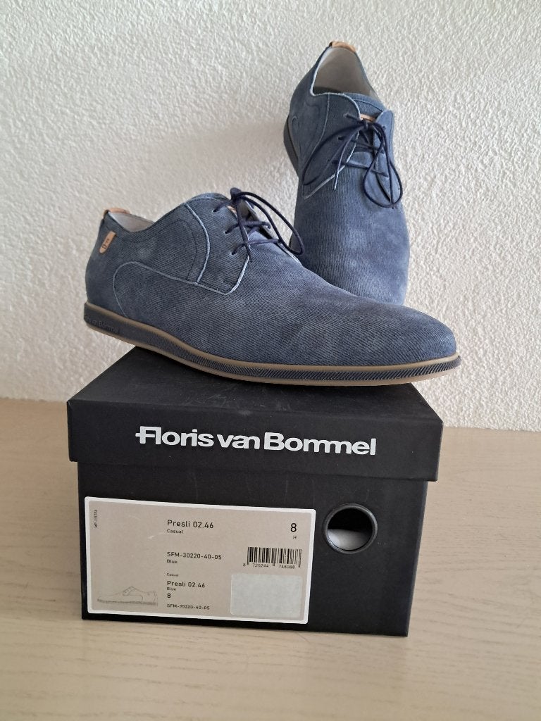 schoenen Van Bommel, Blauw, Floris van Bommel, Nieuw, Ophalen of Verzenden